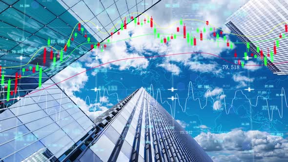 K Line Trend Chart Of Financial And Stock Markets