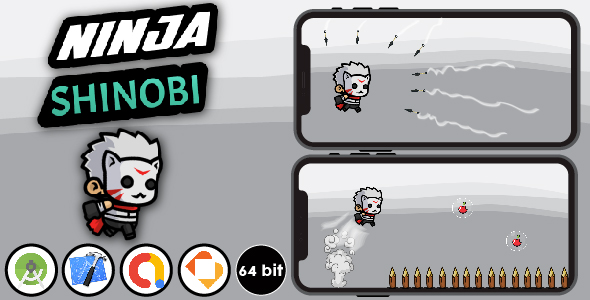 Ninja Shinobi - Android & Xcode Game with AdMob (Ready to Publish)