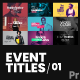 Event Titles 01 - VideoHive Item for Sale