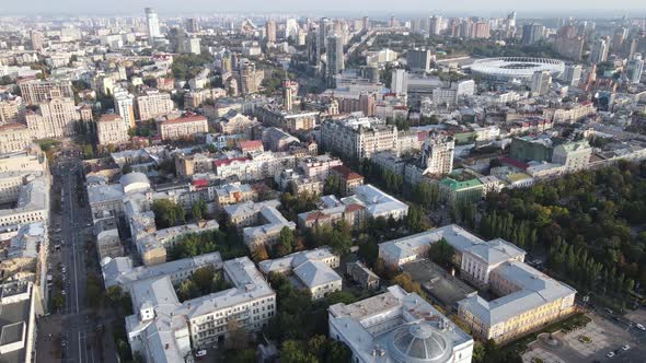 Kyiv - the Capital of Ukraine. Aerial View. Kiev