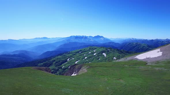 Aerial View Above Mountain Top 5