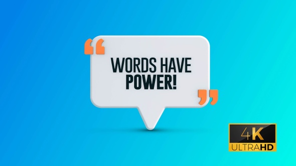Words Have Power!
