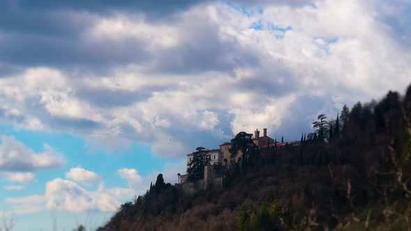 Timelapse of a Palace on the Hill