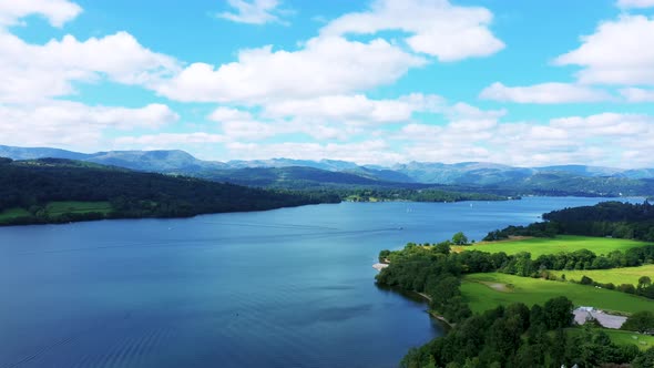 Windermere Lake District Aerial Drone Sc20