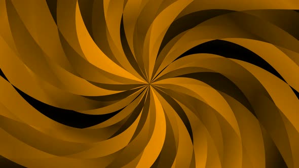 Brown Color Background Twirl Flower Pattern Animation