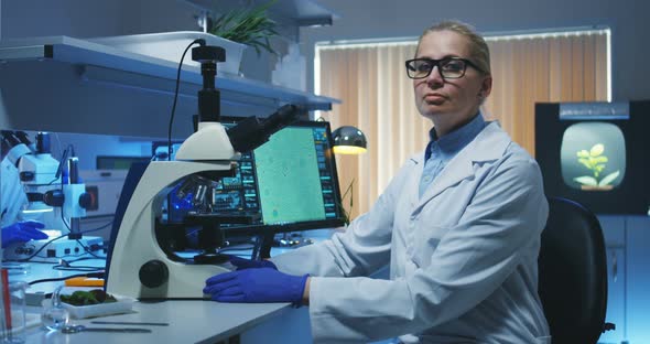 Biologist Looking at Camera alt