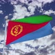 Eritrea Flag With Sky 4k - VideoHive Item for Sale