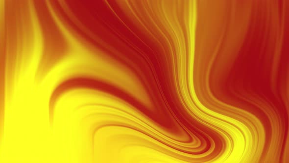 Fluid vibrant gradient footage. Moving 4k animation of yellow red colors with smooth movement