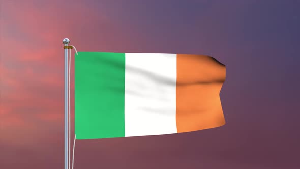 Ireland Flag 4k