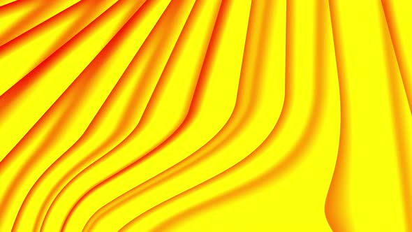 yellow smooth stripes abstract background