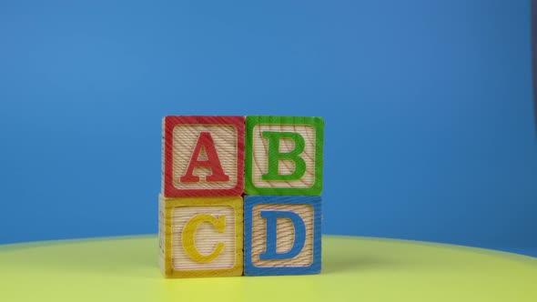 ABCD block rotate on surface.