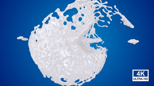 Milk Collision Splash 4K alt
