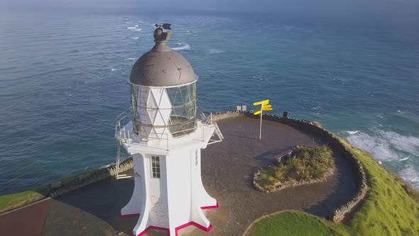 Cape Reinga lighthouse aerial