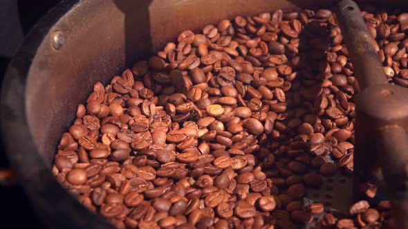 Coffee In Roasting Machine 9