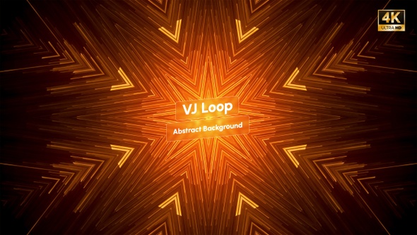 Epic VJ Loop Neon Animation Arrow Background