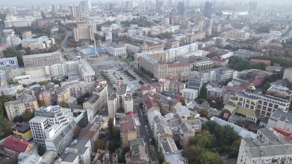 Kyiv - the Capital of Ukraine. Aerial View. Kiev