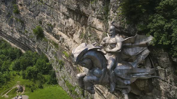 Monument Uastirdzhi in the Alagir Gorge