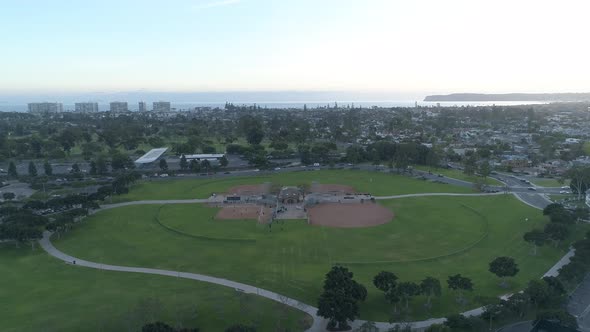 Aerial of Coronado Tidelands Park