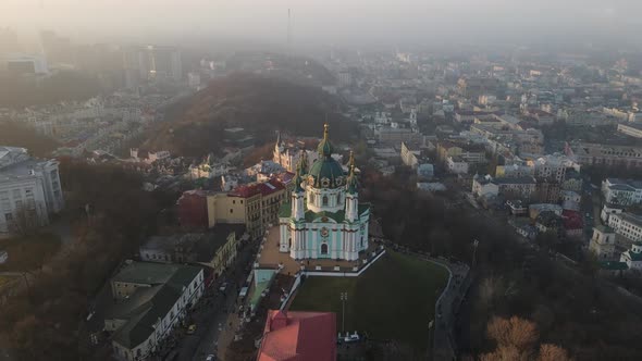 Aerial View From a Drone of St