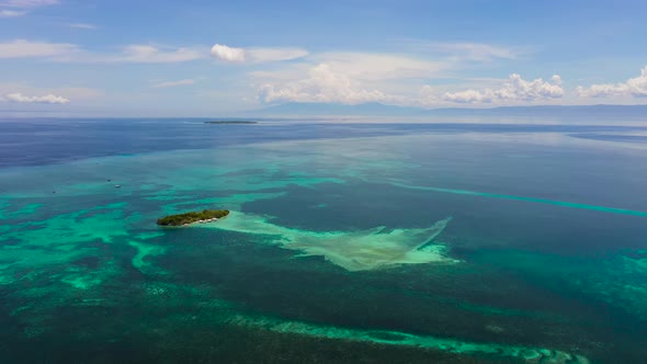 Tropical Island in the Sea