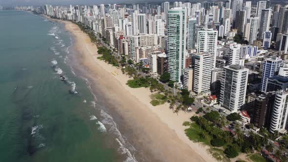 Tourism landmark at Recife Brazil. Capital city of Pernambuco state