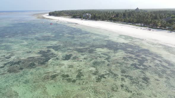 Ocean Near the Coast of Zanzibar Tanzania