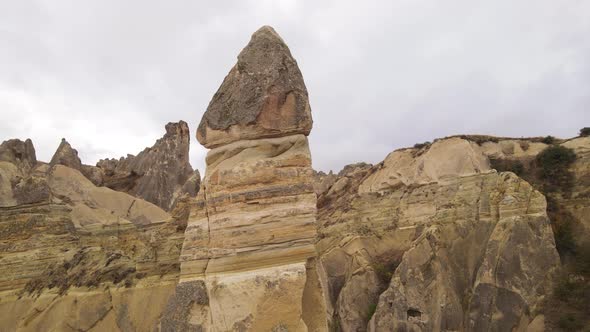 Aerial View Cappadocia Landscape