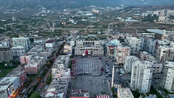 Mahmutlar Aerial view 4 K Turkey Alanya