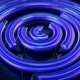 3d News Circle Abstract Blue Background - VideoHive Item for Sale