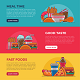 Fast Food Banner - GraphicRiver Item for Sale