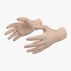 Endomorph Male Hand Base Mesh 01 - 3DOcean Item for Sale