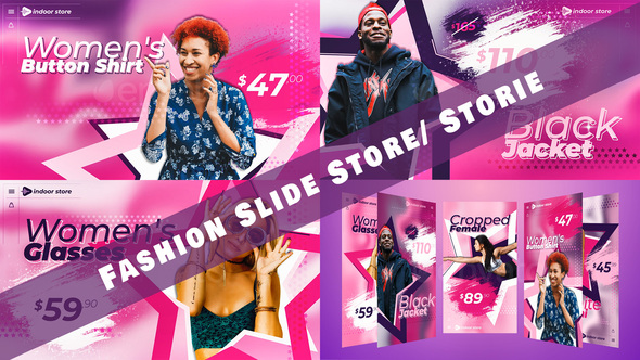 Fashion Store Slide / Stories