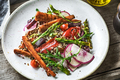 Charred Asparagus Pepper Baby Carrot with Quinoa Salad - PhotoDune Item for Sale