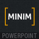 Minim Powerpoint Template - GraphicRiver Item for Sale