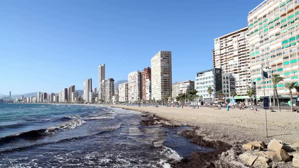 benidorm spain holiday resort tourist beach coast vacation travel