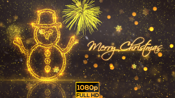 Christmas Greetings Snow Man V2 alt