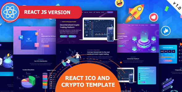 Tokyland - React ICO and Crypto Template