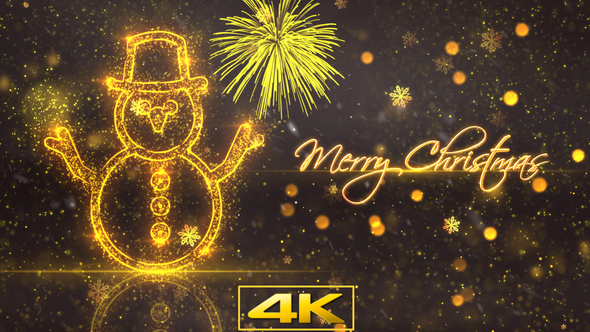 Christmas Greetings Snow Man V2 alt