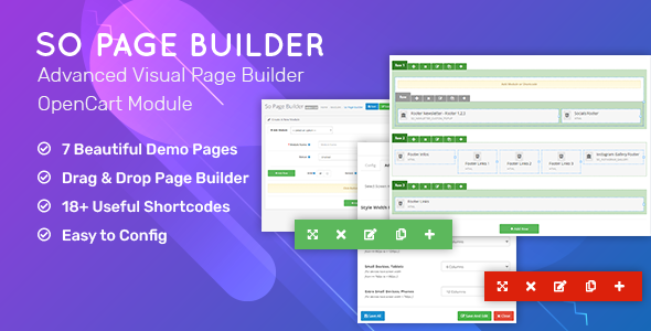 So Page Builder -  Responsive OpenCart 4.0.x, 3.0.x & OpenCart 2.x  Page Builder Module