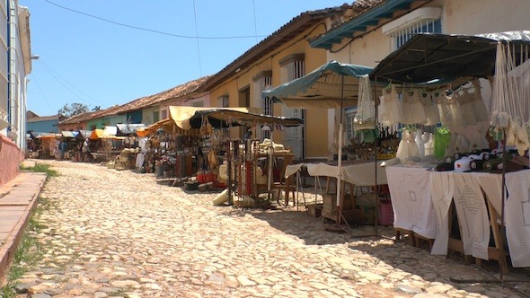 Typical Colonial Street Of Trinidad, Cuba 2