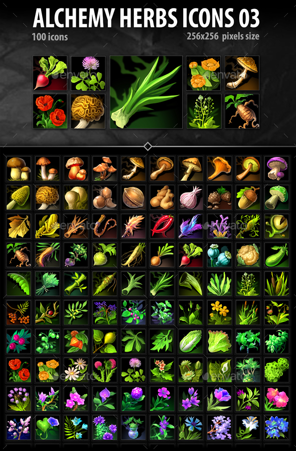 Grass 2D Game Assets from GraphicRiver