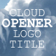 Cloud Logo Title Opener - VideoHive Item for Sale