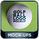 Golf Ball Logo Mockup 001 - GraphicRiver Item for Sale