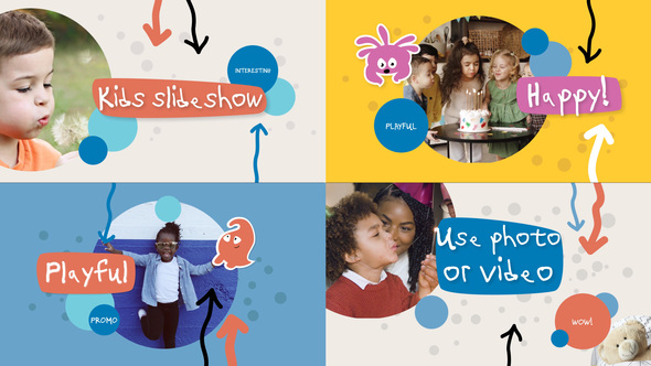 Colorful Fun Slideshow || FCPX alt