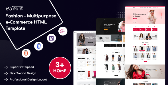 EG Shop Fashion - Fashion eCommerce HTML Template
