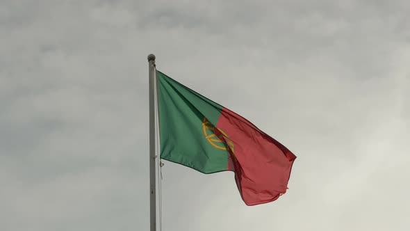 Portugal Flag Waving