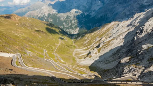 Timelapse of Stelvio Pass