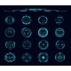 HUD Aim Control Target Round Frames Ui Interface - GraphicRiver Item for Sale
