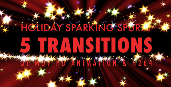 Holiday Sparkling Spurt - Pack Of 5 alt