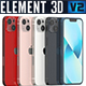 iPhone 13 all colors - Element 3D - 3DOcean Item for Sale
